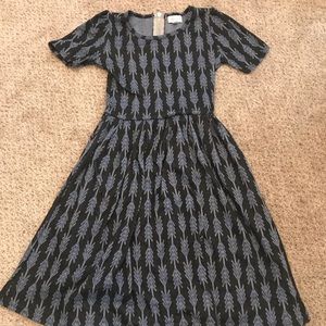 Lularoe Amelia XXS jacquard